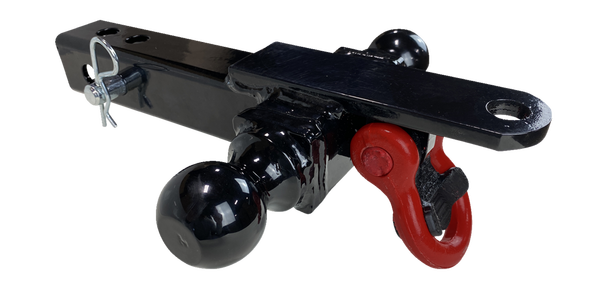 Four-way Hitch Black, Red, 2, nordicamoto.ro