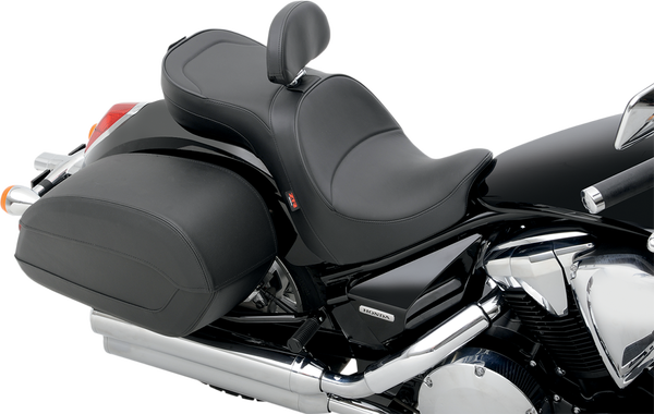 Low-profile Touring Seat With Ez Glide Ii Backrest Option Black-2
