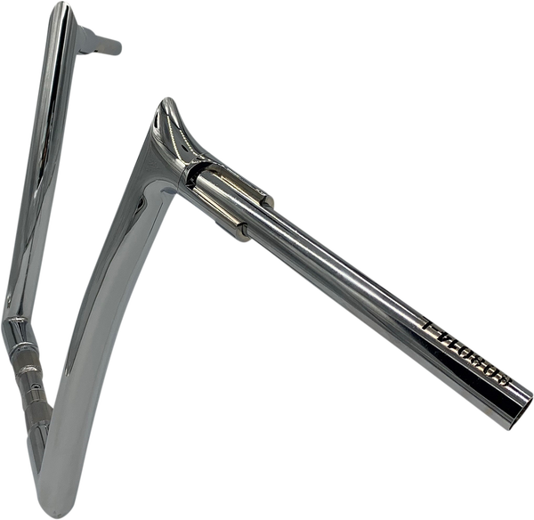 1-1/2(r) Ez Install Pointed Top Handlebar Silver, 4, nordicamoto.ro