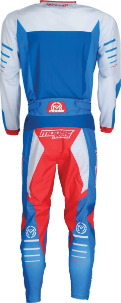 Tricou MOOSE RACING Qualifier Blue/White-1