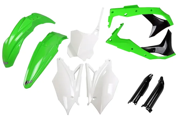 Full Body Replacement Plastic Kit Black, Green, White
