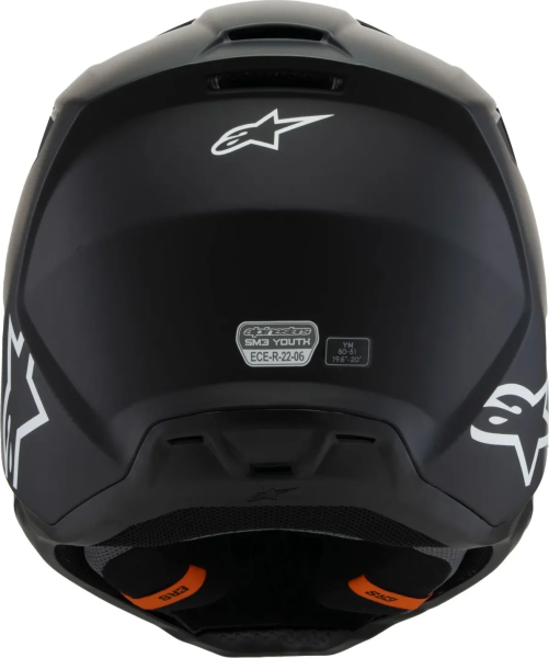 Casca Copii Alpinestars S-M3 Solid Black-0