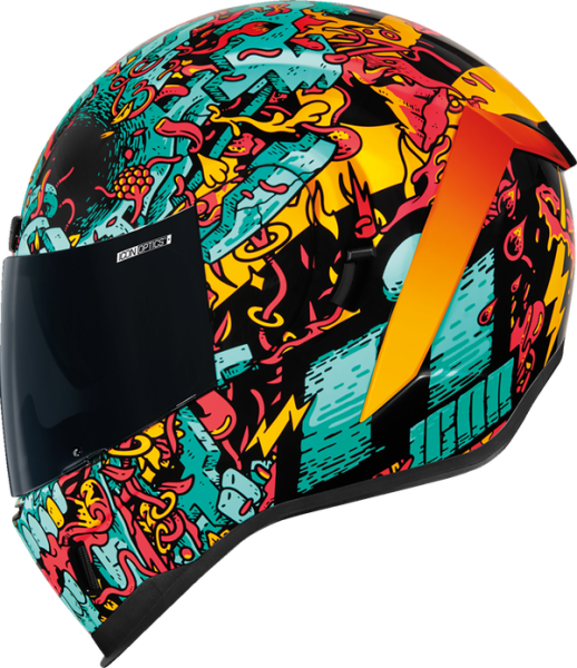 Casca Icon Airform Munchies Mips Green/Orange/Blue-14