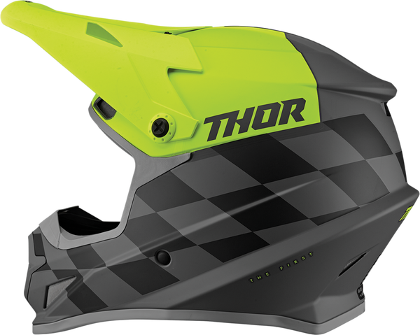 Casca Thor Sector Birdrock Fluorescent Yellow/Gray/Matte 2XL, 7, nordicamoto.ro