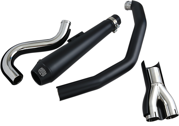El Diablo 2:1 Exhaust System Black, 2, nordicamoto.ro