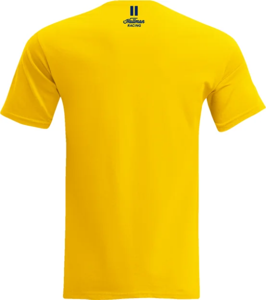 Tricou Thor Hallman Heritage Yellow L, 2, nordicamoto.ro