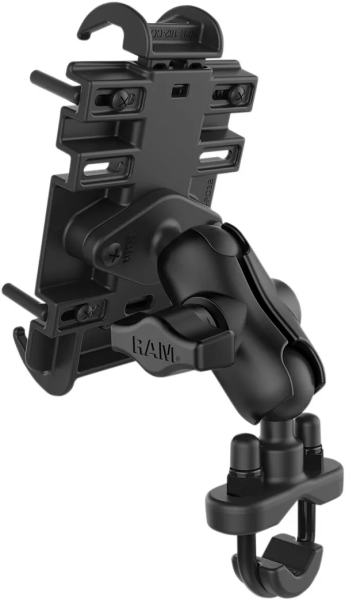 Quick Grip Phone Mount With U-bolt Base Black -1