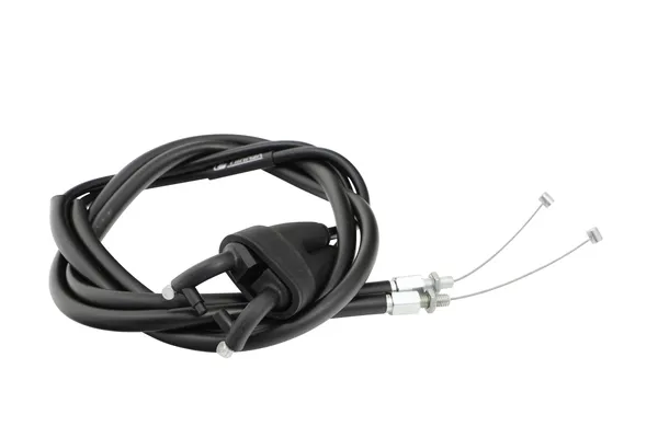 MOOSE RACING Black Vinyl Throttle Cable Black 