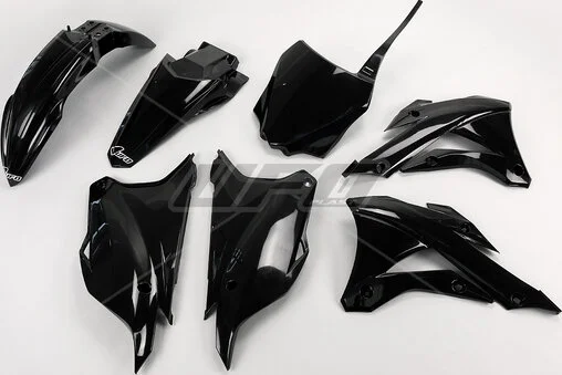 Complete Body Kit Kawasaki Kxf250 Black Black, 2, nordicamoto.ro