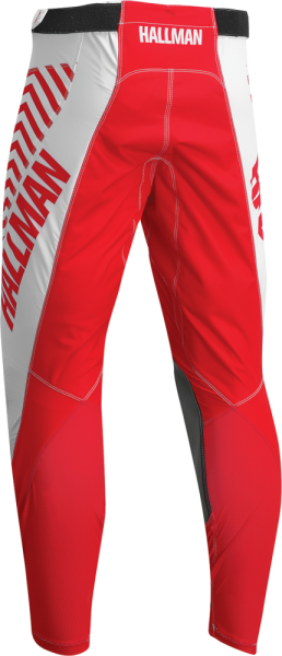 Pantaloni Thor Hallman Differ Slice Red/White-4
