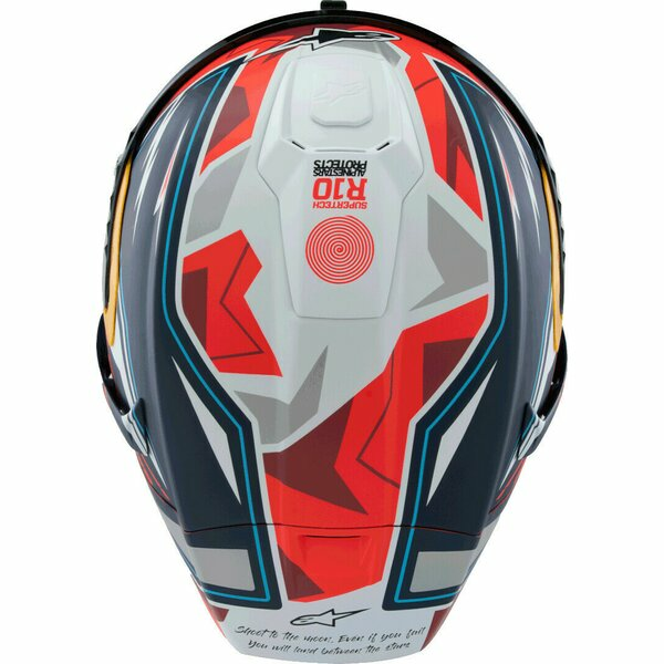 Casca integrala sport ALPINESTARS SUPERTECH R10 LE ACOSTA Albastru/Rosu/Alb-8