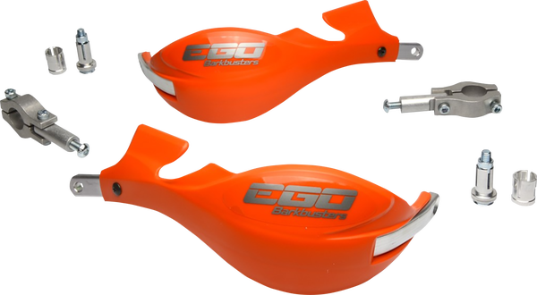 Ego Mini Handguard – Two Point Mount For Straight Handlebar 22mm Orange, 3, nordicamoto.ro