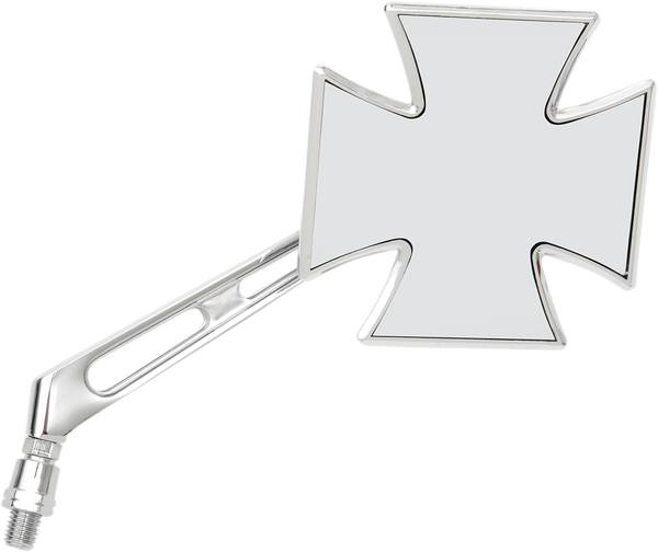 Maltese Cross Mirror Silver 