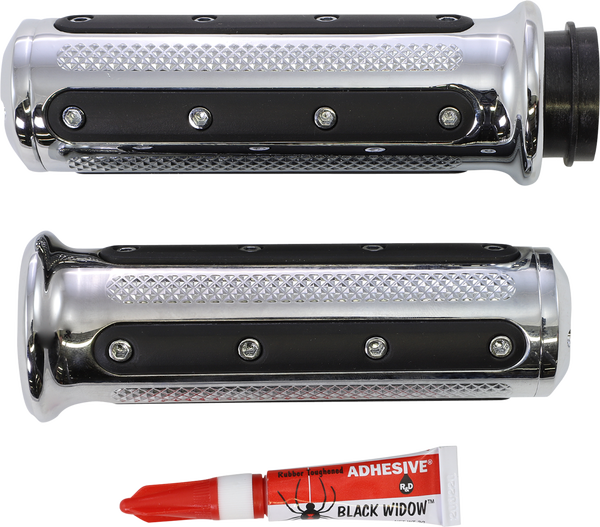 Heavy Industries Grips Silver, 1, nordicamoto.ro