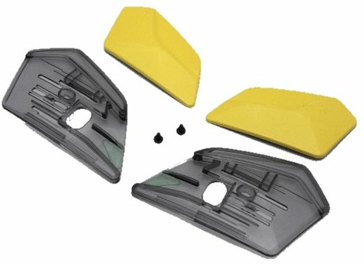 Accesoriu evacuare aer superior cască SHOEI JCR Portocaliu-4