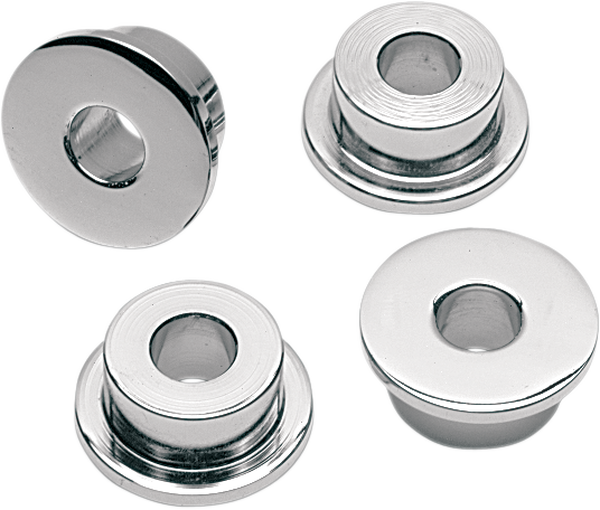 Billet Handlebar Riser Bushing Kit Silver, 1, nordicamoto.ro
