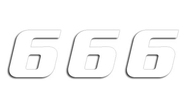 One Series Numbers White, 1, nordicamoto.ro