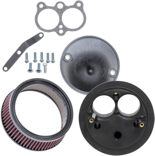 Super Stock Stealth Air Cleaner Kit Black, 1, nordicamoto.ro