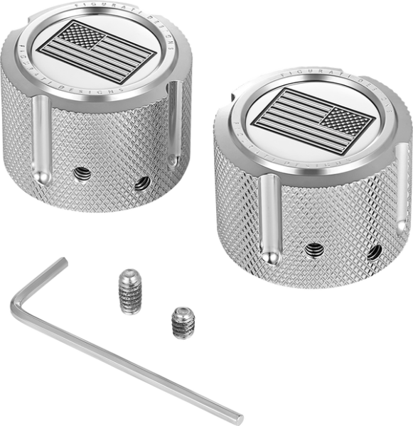 Front Axle Nut Cover Silver, 3, nordicamoto.ro