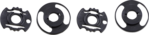 Gringo S/lane Splitter Helmet Shield Baseplate Kit Set Black ONE SIZE, 3, nordicamoto.ro