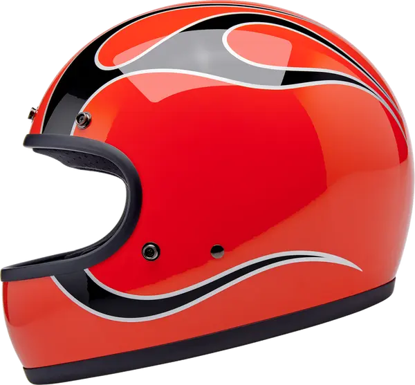 Gringo Flames Helmet Orange  XS, 3, nordicamoto.ro