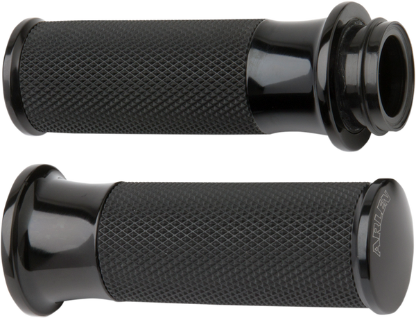 Fusion Smooth Grips Black, 1, nordicamoto.ro