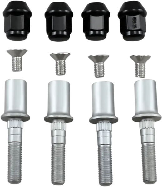 MOOSE RACING Wheel Stud-nut Kit Silver -0