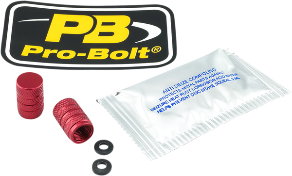 Valve Stem Cap Red, 1, nordicamoto.ro