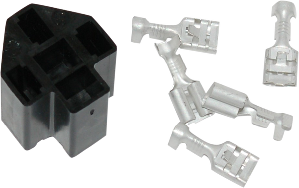 Starter Relay Socket And Terminal Kit Black, 1, nordicamoto.ro