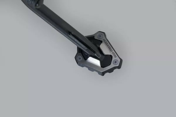 Sidestand Foot Extension Black, Silver -3