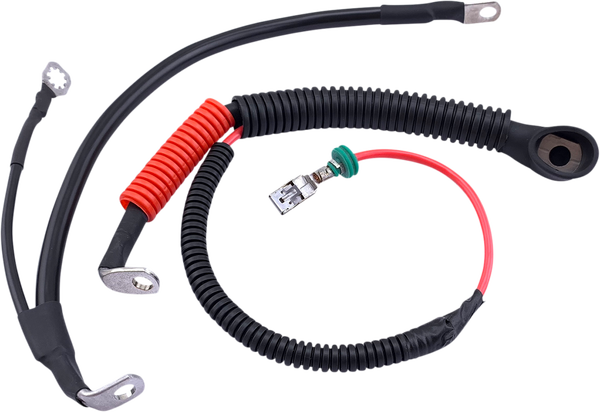 Battery Cable Set Black, 2, nordicamoto.ro