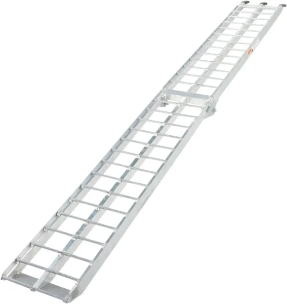 MOOSE RACING Aluminum 9 Foot Straight Folding Ramp -0