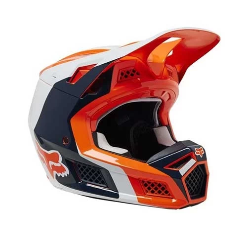 Casca Fox MX V3 RS EFEKT ECE Portocaliu Fluo XXL, 2, nordicamoto.ro