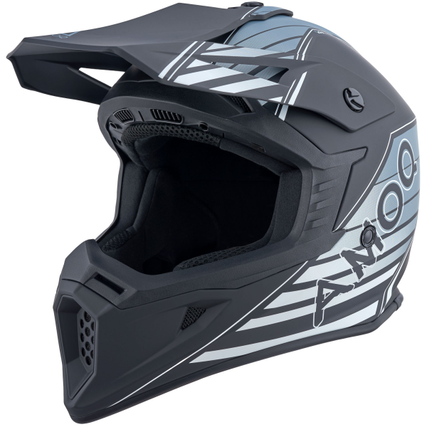 AMOQ Meteor V2 Helmet Axis Black/Grey XS-0