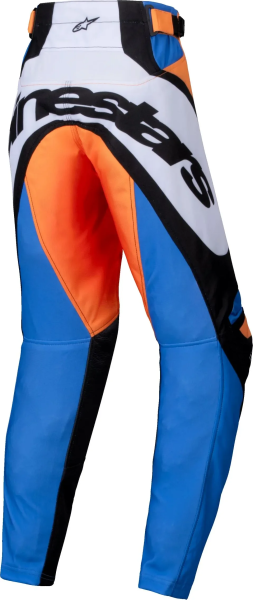 Pantaloni Copii Alpinestars Racer Melt Blue/Orange-0