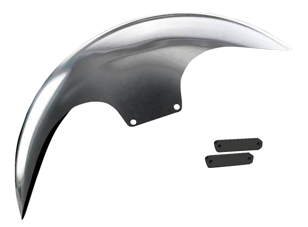 Cafe Front Fender For 21(r) Wheel Silver, 2, nordicamoto.ro