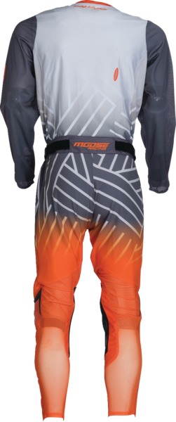Tricou MOOSE RACING Sahara Gray/Orange-2