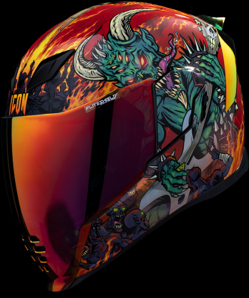 Casca Icon Airflite Blegh Mips Red/Green-11