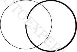 Oil scraper ring, 3, nordicamoto.ro