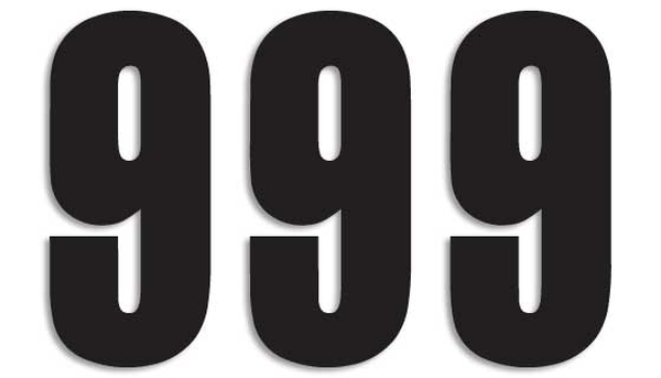 Three Series Numbers Black, 2, nordicamoto.ro