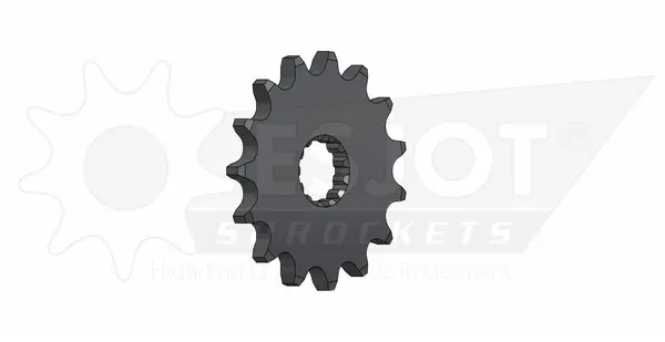 Pinion standard față 525, culoare naturală, 1, nordicamoto.ro