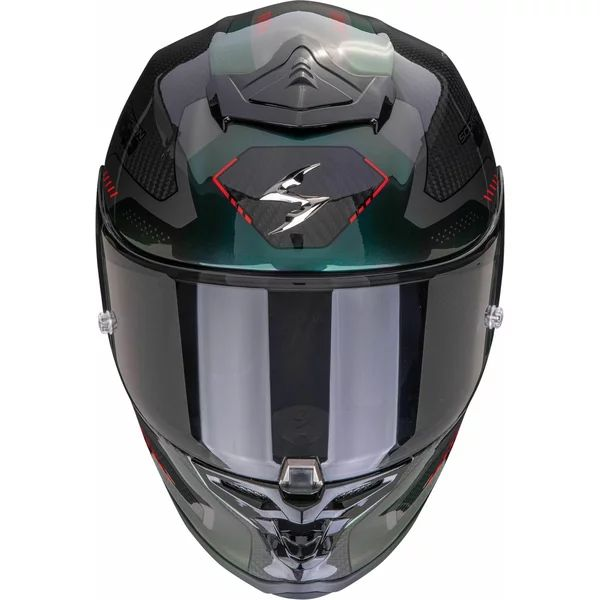 Casca integrala sport SCORPION EXO-R1 EVO CARBON AIR PROPEL S Negru/Rosu, 3, nordicamoto.ro