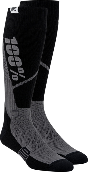 Torque Comfort Moto Socks Gray, Black -0