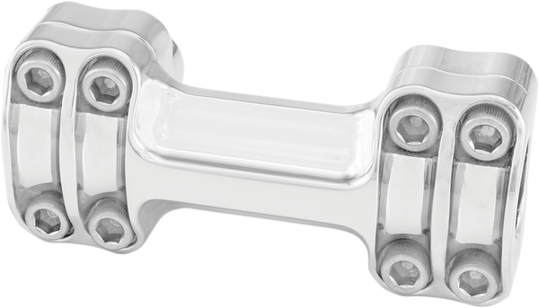 Nostalgia One-piece Handlebar Riser Silver, 1, nordicamoto.ro