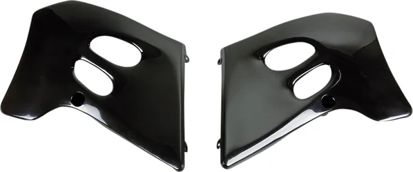 Carcase de înlocuire pentru radiatoare, negre, 1, nordicamoto.ro