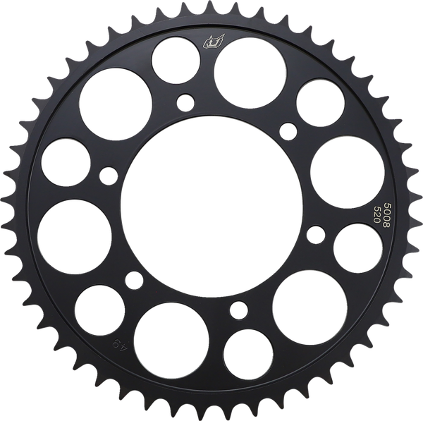 Lightweight Steel Sprocket Black, Zinc, 2, nordicamoto.ro