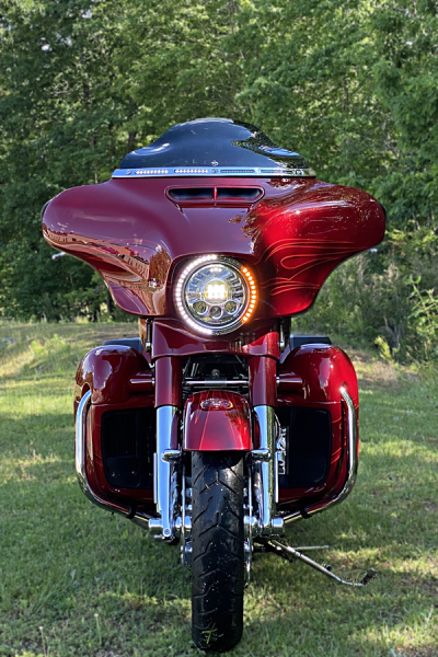 Lighted Fairing Windshield Trim Chrome, 1, nordicamoto.ro