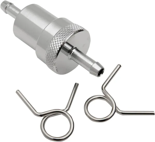 Fuel-filter 1/4(r) Chrome-0