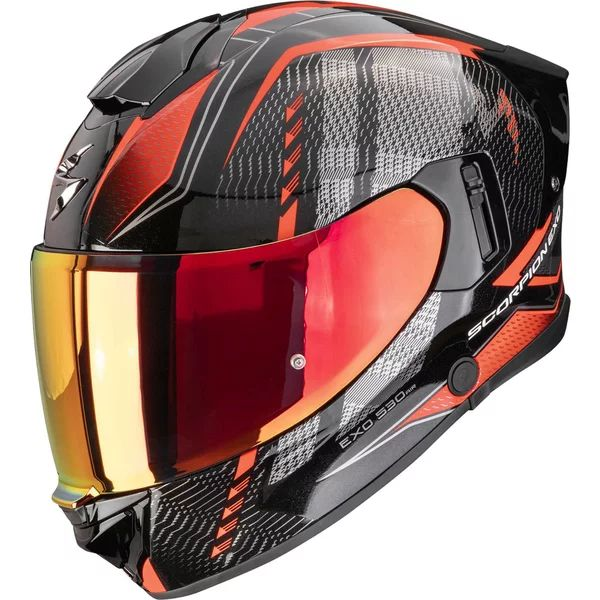 Casca integrala SCORPION EXO-530 AIR THERAS S Negru/Rosu, 95, nordicamoto.ro