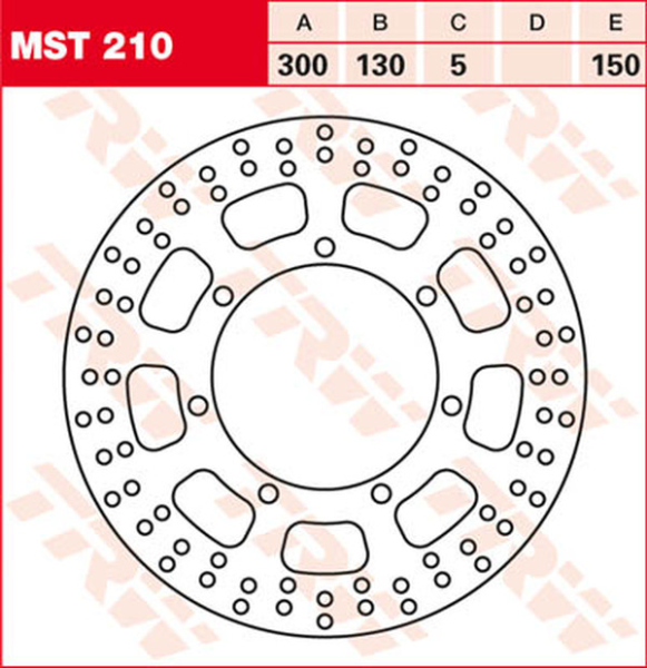 Round Fixed Brake Rotor Larger Than 300mm, 1, nordicamoto.ro